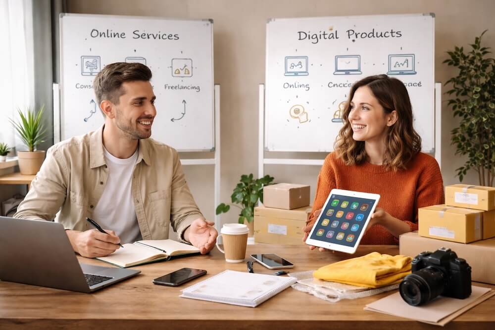 servicios o productos digitales pocos seguidores